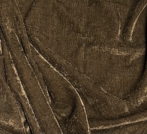 Yard brown velvet - yard,
