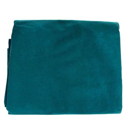 Luxurious teal velvet suede - luxurious,