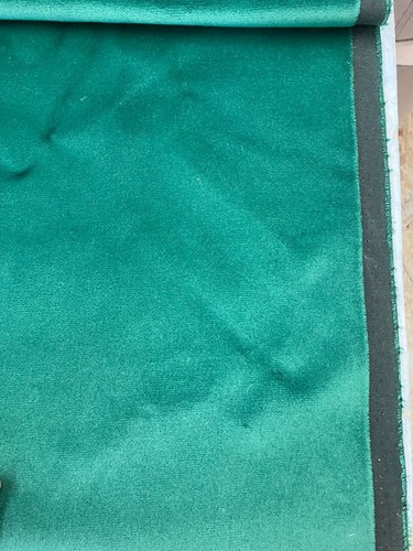 Kravet green cotton velvet - green,