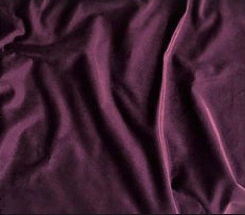 Plum velvet fabric - plum,