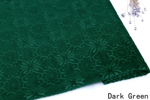 Floral velvet fabric - 1m,