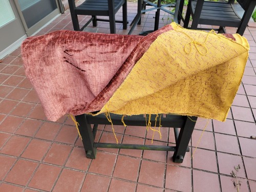 Maroon upholstery - maroon, (velveteen)