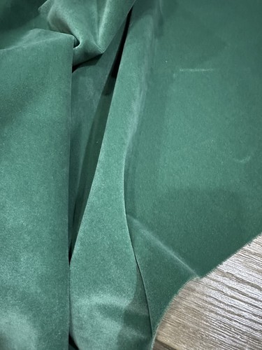Green velvet fabric wide - velvet,