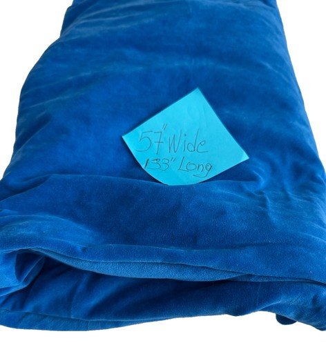 Unbranded blue velvet - blue, fabric