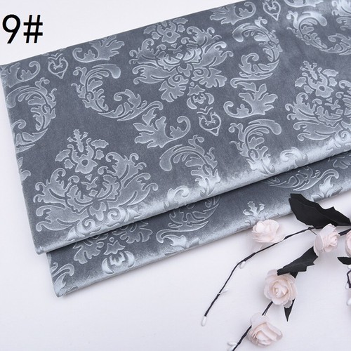Embossed velvet fabric - embossed,