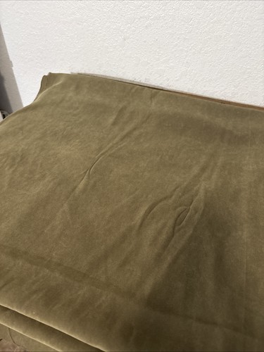 Green mixed velvet - green, velour