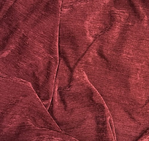 Yard burgundy velvet - burgundy,