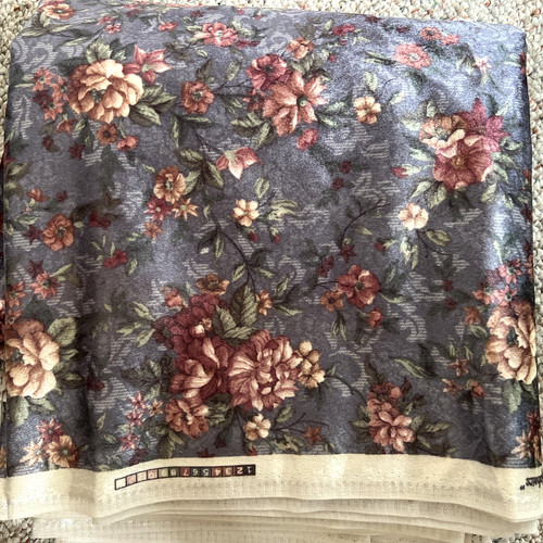 Yds velvet floral - x,