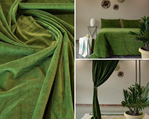 Luxury moss green cotton - luxury,